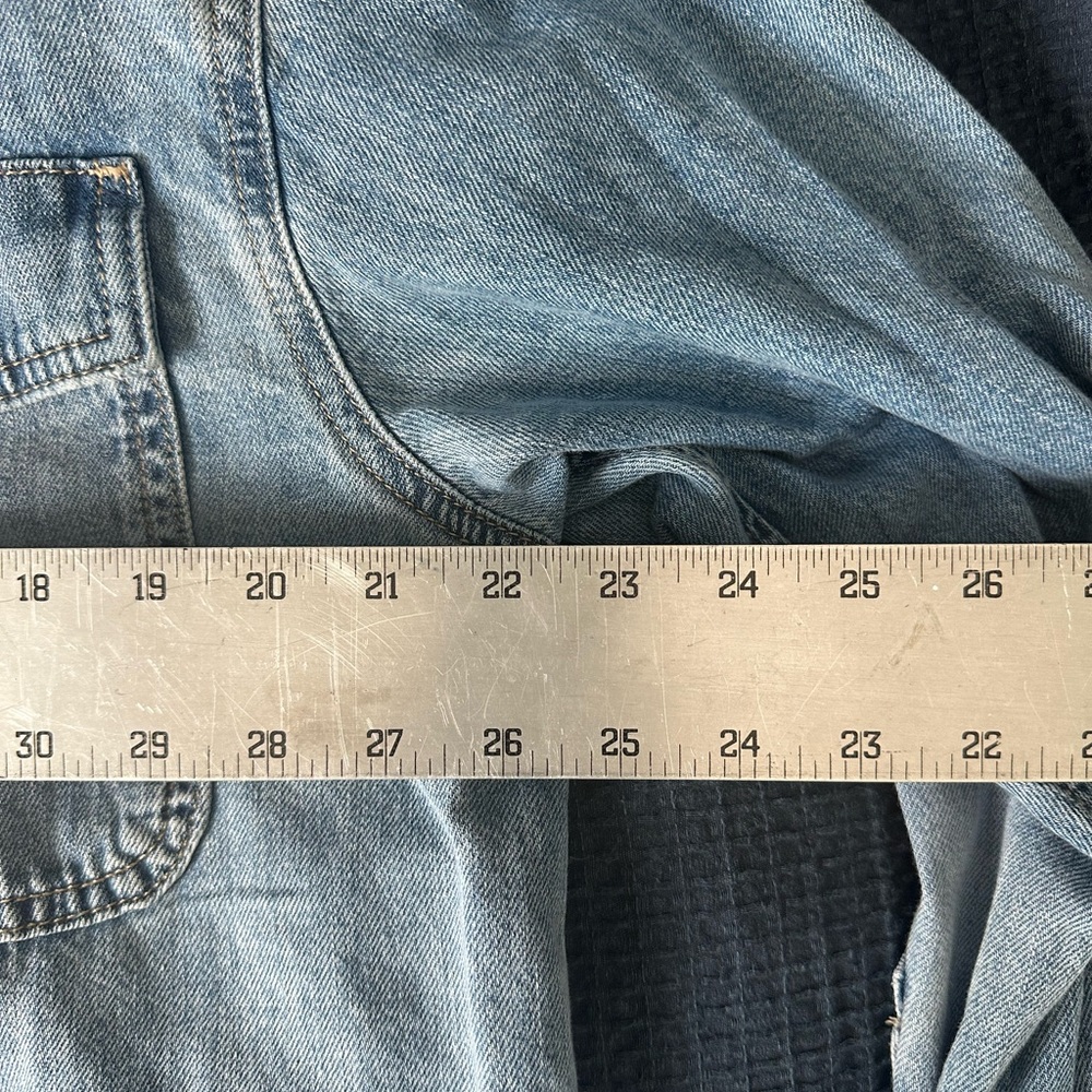 Universal Thread Light Blue Denim Button-Down Jea… - image 3